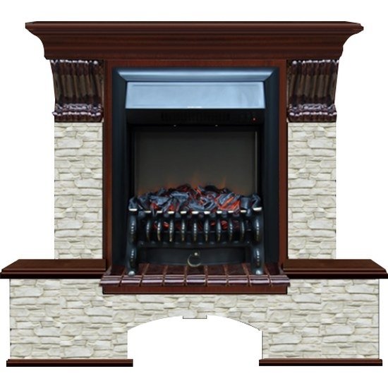 Glenrich Бостон К (Fobos BL,BR) камень-Грот однотонный/цвет-Красное дерево Glenrich Бостон К (Fobos BL,BR) камень-Грот однотонный/цвет-Красное дерево