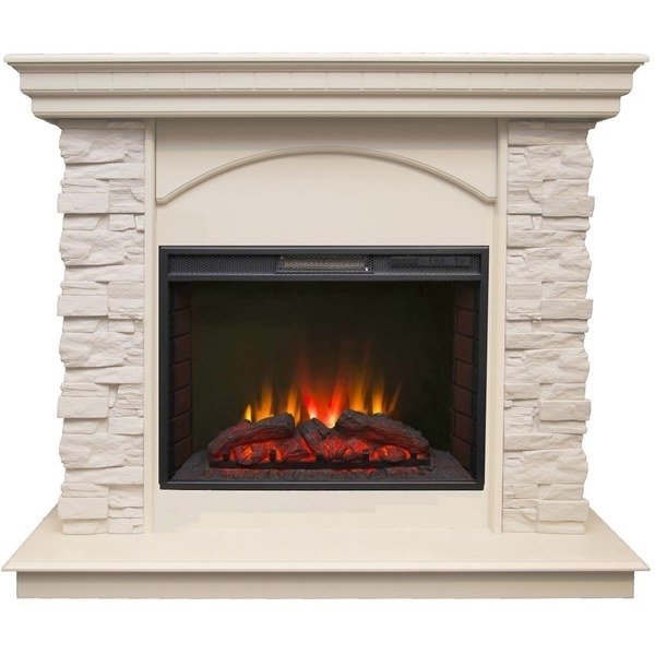 Real-Flame Elford STD/EUG WT с очагом Sparta 25,5 LED Real-Flame Elford STD/EUG WT с очагом Sparta 25,5 LED