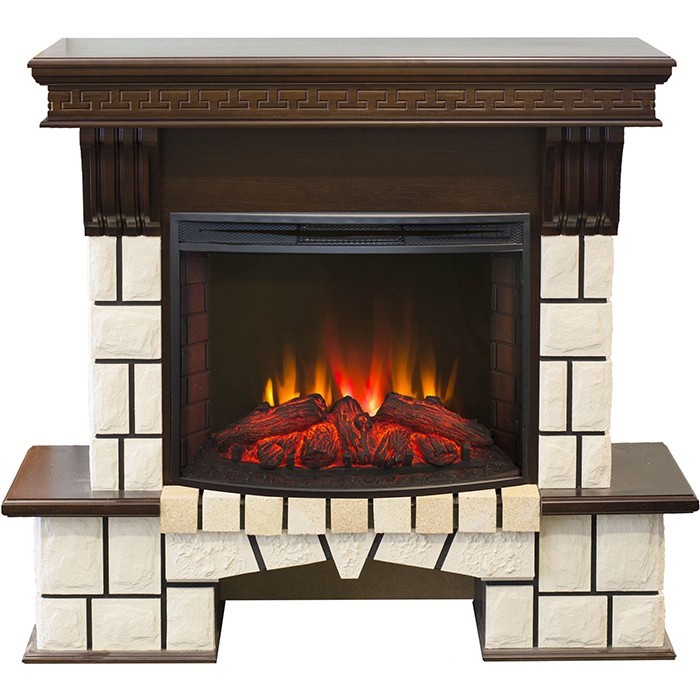 Real-Flame Stone new 25 с очагом Evrika 25,5 LED