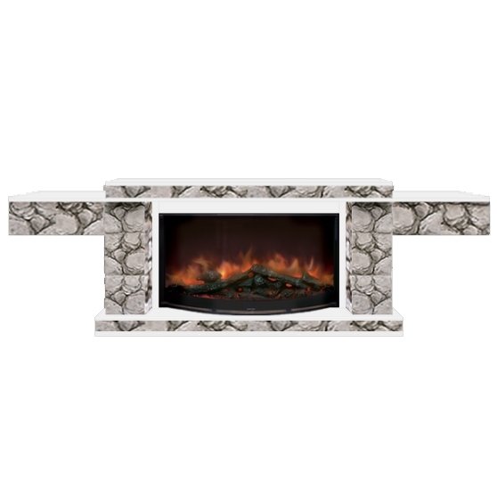 Glenrich Тауэр (Rondo S86) камень-Карелия/цвет-Белый Glenrich Тауэр (Rondo S86) камень-Карелия/цвет-Белый