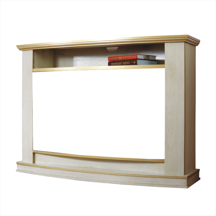 InterFlame Мельбурн под очаг Panoramic 42 FX (белый; бежевый; белый с золотом; бежевый с золотом)