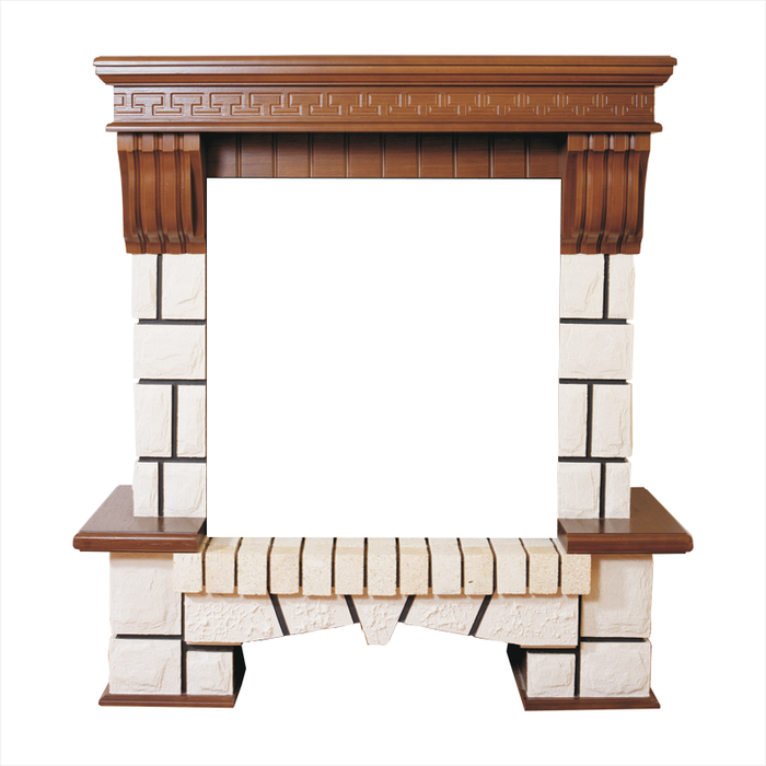 InterFlame Экстер - М кирпичики под очаг  Foton 23 (тёмный дуб; венге)