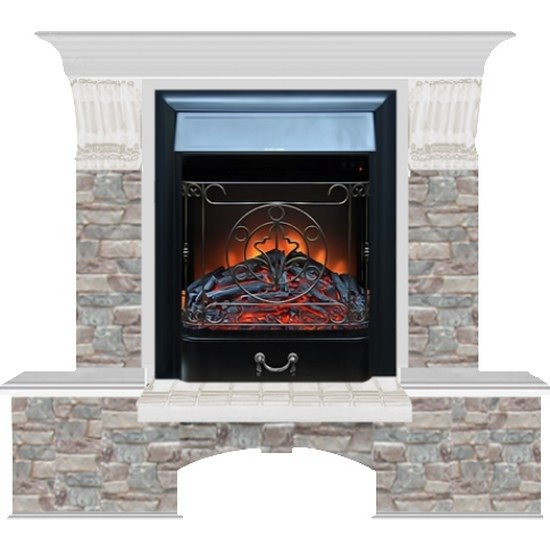 Glenrich Бостон К (Magestic BL,BR) камень-Грот цветной/цвет-Беленный дуб