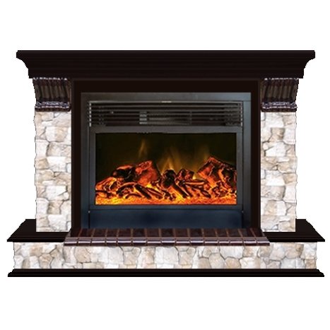 Glenrich Панорама 28 (New flame) камень-Арбат/цвет-Дуб 46