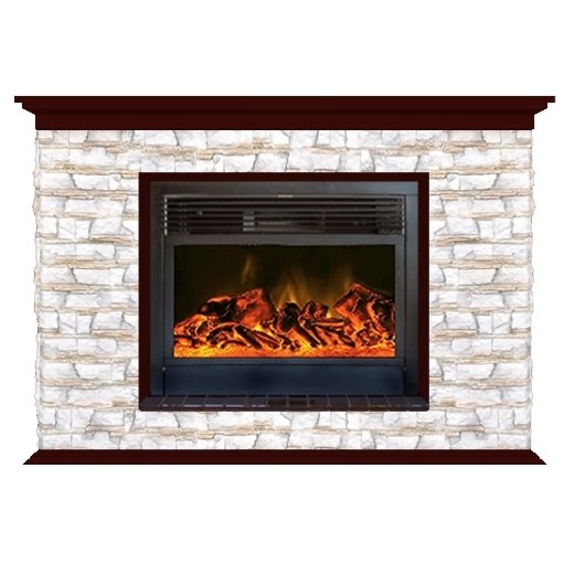 Glenrich Пафос 28 (New flame) камень-Алтай/цвет-Красное дерево Glenrich Пафос 28 (New flame) камень-Алтай/цвет-Красное дерево