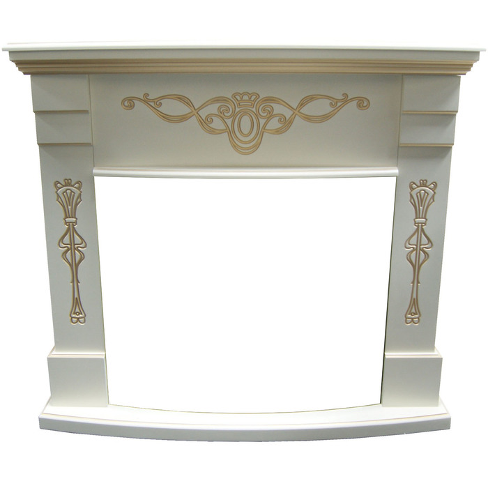 InterFlame Идальго под Panoramic 25-30 3D (бежевый с патиной)