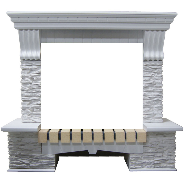 InterFlame Экстер Сланец Под очаг Panoramic 25-30 LED цвет (тёмный дуб; венге)