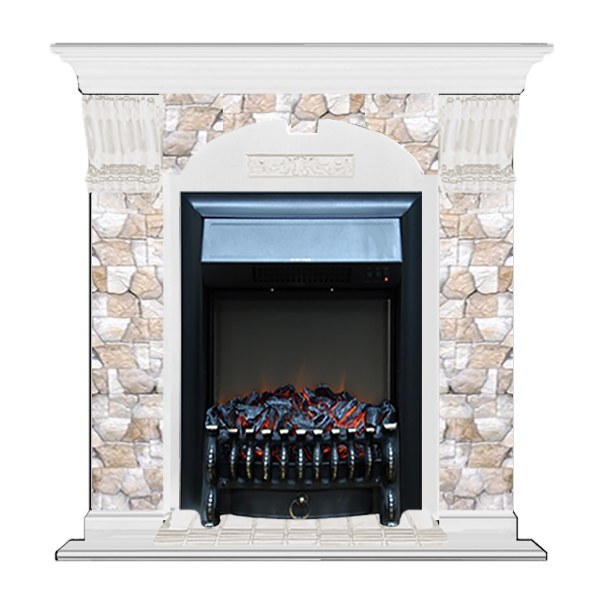 Glenrich Арочный (Fobos BL,BR) камень-Арбат/цвет-Белый Glenrich Арочный (Fobos BL,BR) камень-Арбат/цвет-Белый