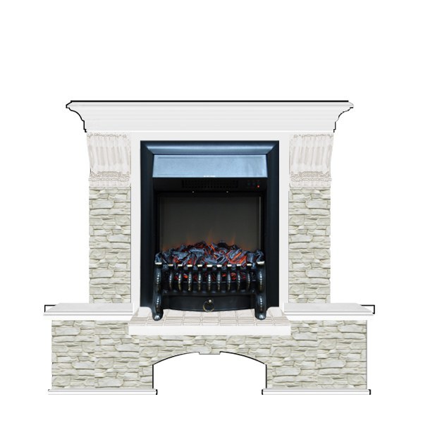 Glenrich Бостон К (Fobos BL,BR) камень-Грот однотонный/цвет-Белый Glenrich Бостон К (Fobos BL,BR) камень-Грот однотонный/цвет-Белый