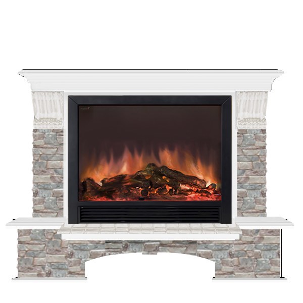 Glenrich Бостон (Sharm 33 BL,BR) камень-Грот цветной/цвет-Белый Glenrich Бостон (Sharm 33 BL,BR) камень-Грот цветной/цвет-Белый