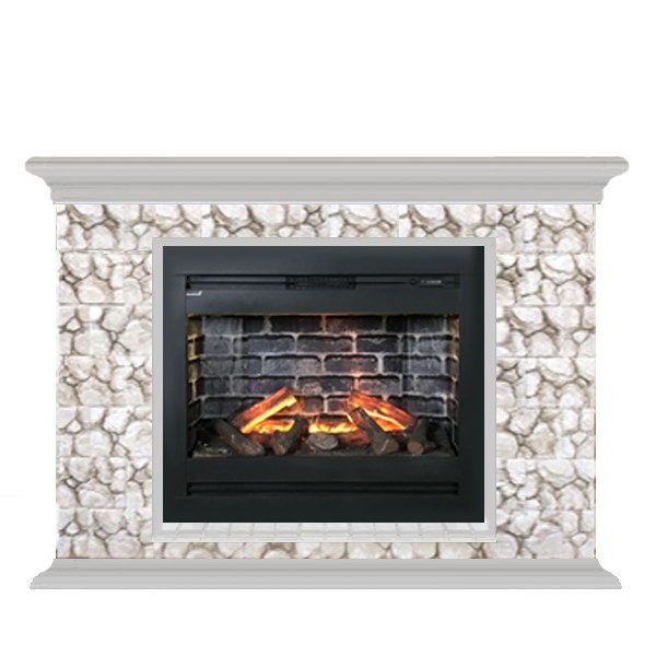 Glenrich Пафос Rumba 3D камень-Карелия/цвет-Беленный дуб Glenrich Пафос Rumba 3D камень-Карелия/цвет-Беленный дуб