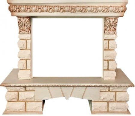 Royal Flame Pierre Luxe LORD под очаги Vision 28 EF LED FX Слоновая кость