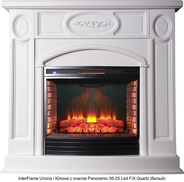 InterFlame Unona / Юнона с очагом Panoramic 25 LED FX InterFlame Unona / Юнона с очагом Panoramic 25 LED FX