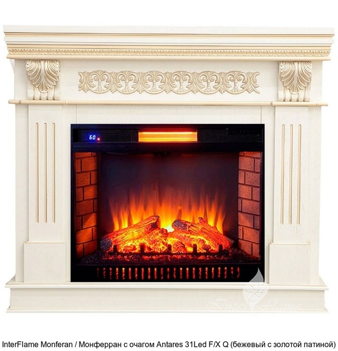 InterFlame Monferan / Монферран с очагом Antares 31 QZ InterFlame Monferan / Монферран с очагом Antares 31 QZ