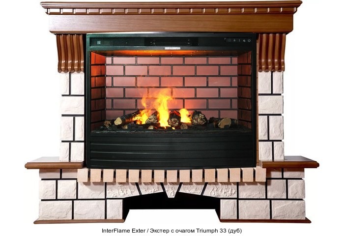 InterFlame Exter / Экстер с очагом Triumph 33