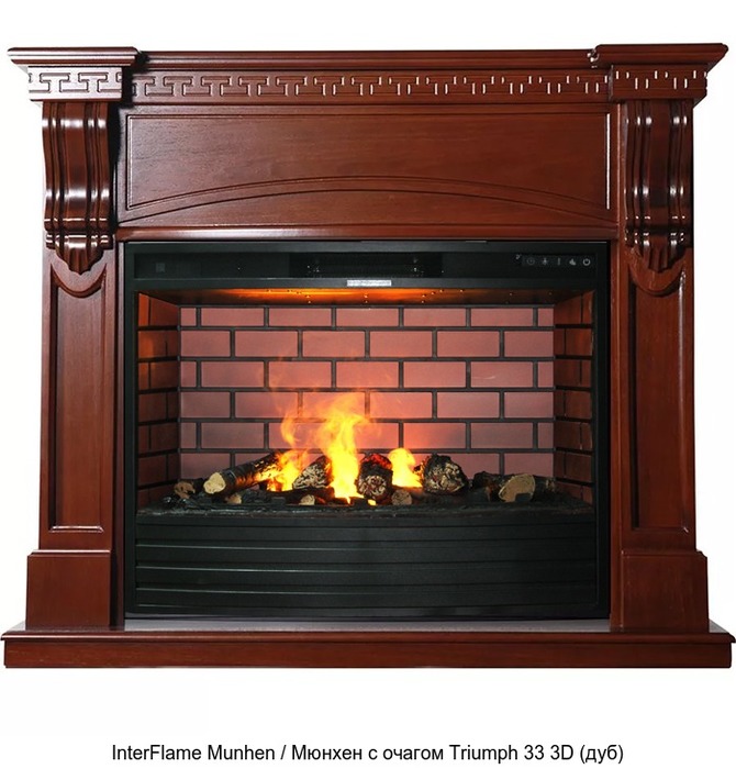 InterFlame Munhen / Мюнхен с очагом Triumph 33 3D InterFlame Munhen / Мюнхен с очагом Triumph 33 3D