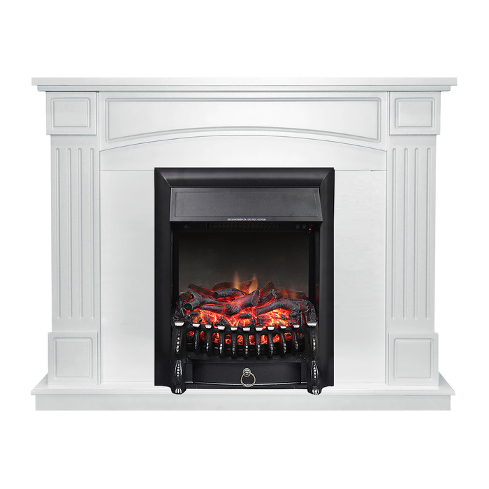 Royal Flame Boston Белый с очагом Fobos FX Brass/Black