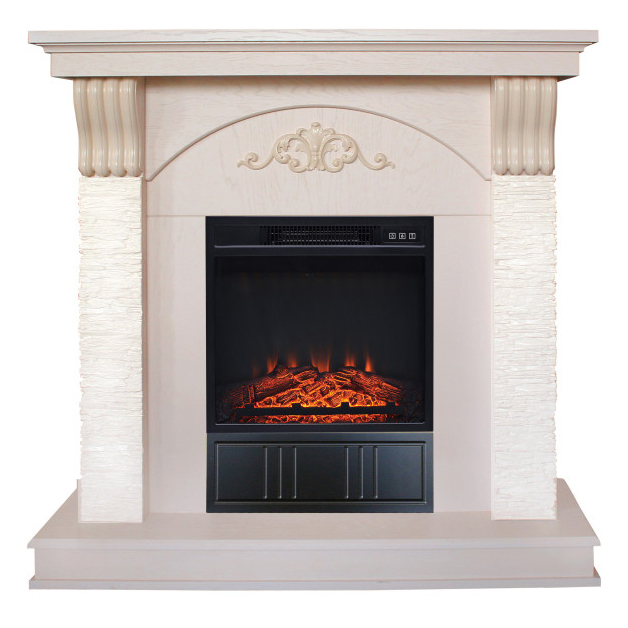 Real-Flame Corfino STD/EUG/18 NT WT- F612 с очагом Junior 18 + подиум Real-Flame Corfino STD/EUG/18 NT WT- F612 с очагом Junior 18 + подиум