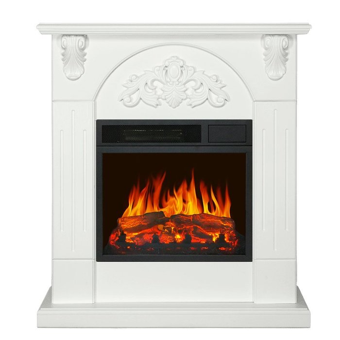 Royal Flame Chester wood белый с очагом Vision 18 LED FX