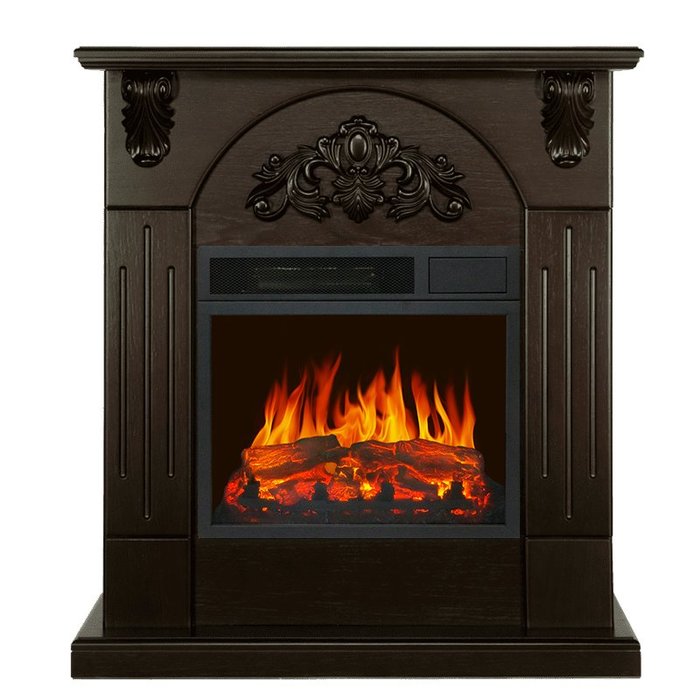 Royal Flame Chester wood темный дуб с очагом Vision 18 LED FX