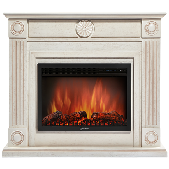 Electrolux Frame 25 шпон белёный дуб с очагом 27 дюймов (EFP/P - 2720RLS)