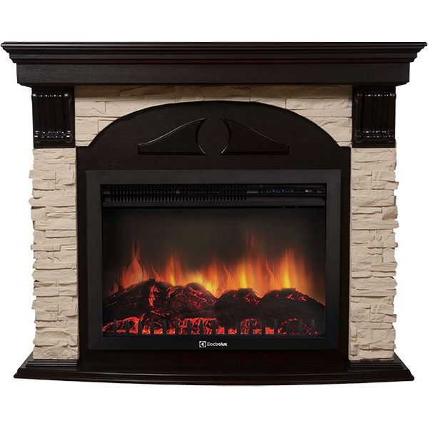 Electrolux Torre 25S камень слоновая кость, венге с очагом 27 дюймов (EFP/P - 2720RLS) Electrolux Torre 25S камень слоновая кость, венге с очагом 27 дюймов (EFP/P - 2720RLS)