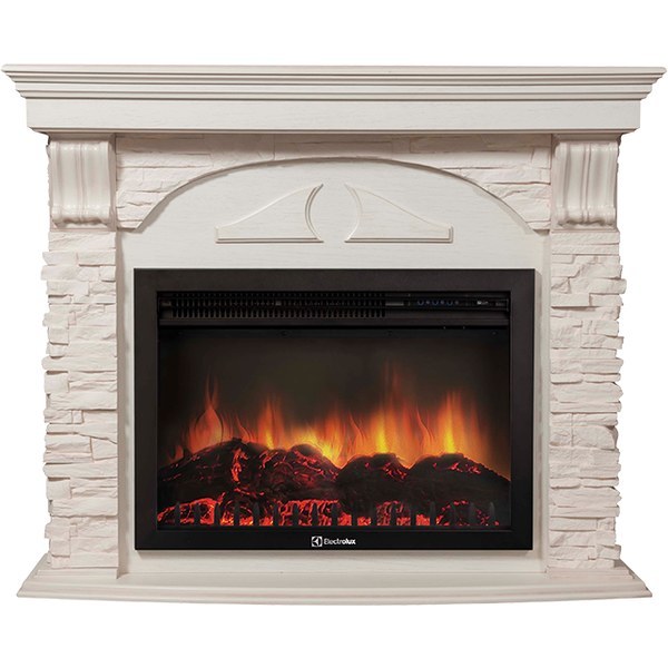 Electrolux Torre 25S камень белый, беленый дуб с очагом 27 дюймов (EFP/P - 2720RLS) Electrolux Torre 25S камень белый, беленый дуб с очагом 27 дюймов (EFP/P - 2720RLS)
