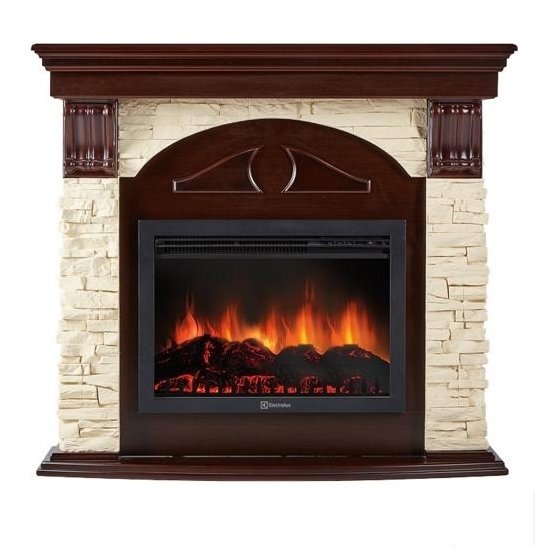 Electrolux Torre 30S камень слоновая кость, темный дуб с очагом 31 дюйм (EFP/P - 3020LS) Electrolux Torre 30S камень слоновая кость, темный дуб с очагом 31 дюйм (EFP/P - 3020LS)