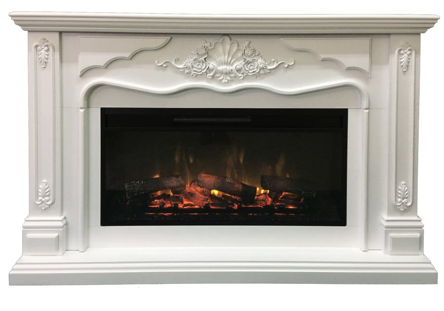 InterFlame Версаль (белый; бежевый) с очагом Foton 36 QZ