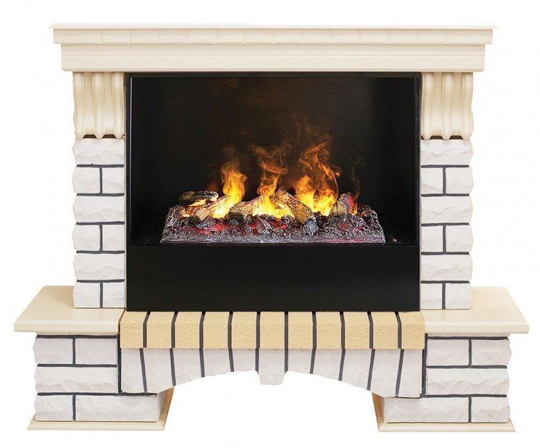 Real-Flame Country 26 WT с очагом Black вставка + 3D Cassette 630 Real-Flame Country 26 WT с очагом Black вставка + 3D Cassette 630