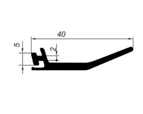Профиль уплотнительный L=30 м (наружный)
