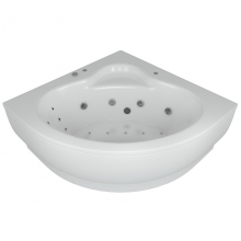 Ванна акриловая АКВАТЕК Калипсо 146х146 с гидромассажем Standard (пневмоуправление)