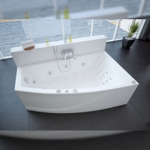 Ванна акриловая АКВАТЕК Оракул 180х125 с гидромассажем Flat Bronze (пневмоуправление) Ванна акриловая АКВАТЕК Оракул 180х125 с гидромассажем Flat Bronze (пневмоуправление)