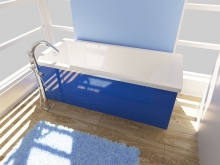 Ванна из искусственного камня на ножках Aqua Stone Армада (170x80 см)