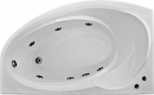 Акриловая ванна BAS Флорида (Florida) 160х90 без гидромассажа Акриловая ванна BAS Флорида (Florida) 160х90 без гидромассажа