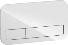 Клавиша смыва Villeroy&Boch ViConnect 922400RE (белое стекло) Клавиша смыва Villeroy&Boch ViConnect 922400RE (белое стекло)