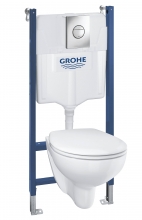 Комплект унитаз с инсталляцией 5 в 1 Solido 39415000 Grohe
