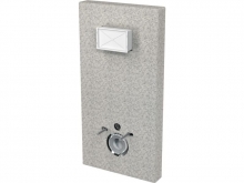 Короб серый + система инсталляции Alcaplast Sliмbox M1207