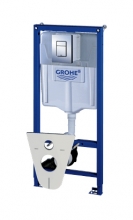 Система инсталляции для подвесного унитаза 4 в 1, Grohe Rapid SL 38775 001 (38775001)