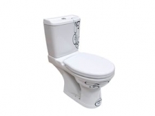 Унитаз-компакт Della Boston Super Plus Джаз (черный) DE71109001410