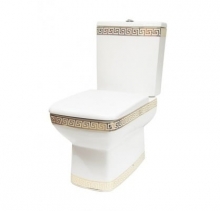 Унитаз-компакт Della Quattro Via Super Plus Версаче (золото) DE5210900148 Унитаз-компакт Della Quattro Via Super Plus Версаче (золото) DE5210900148