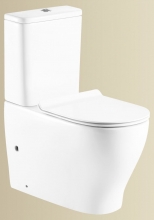 Чаша унитаза безободкового BelBagno Amalia BB2154CPR