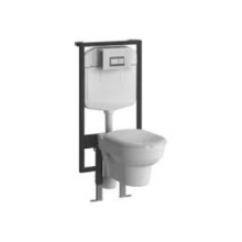 Унитаз-компакт, с инсталляцией и сиденьем микролифт Vitra Step 9010B003-7201