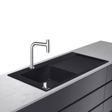 Мойка комбинированная 450 с крылом для сушки Hansgrohe 43228000