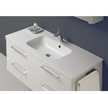 Раковина-моноблок Eurolegno Glamour CRG502V1R906 bi*1отв