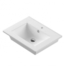 Раковина встраиваемая Sanita Luxe Quadro QDR75SLWB01 Раковина встраиваемая Sanita Luxe Quadro QDR75SLWB01