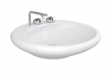 Раковина, 60 см 3 отверстия белая Vitra Istanbul 4279B003-0871