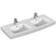 Раковина Ideal Standard Ventuno T002001, прямоугольная, двойная, 130 см Раковина Ideal Standard Ventuno T002001, прямоугольная, двойная, 130 см