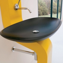 Раковина накладная ArtCeram La Fontana L055V 03.00 (LFL006 03;00) черный Раковина накладная ArtCeram La Fontana L055V 03.00 (LFL006 03;00) черный