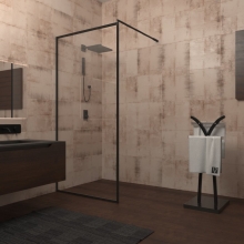 Душевая перегородка Veconi Korato KR71-90-01-19C1 Душевая перегородка Veconi Korato KR71-90-01-19C1